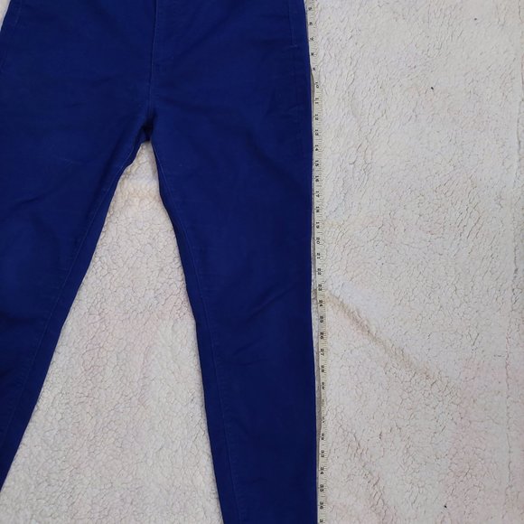 Electric blue high waisted skinny jeans - Picture 6 of 8